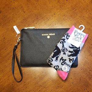 NWT Simply Southern clutch & socks